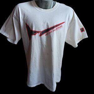 Vintage Mens T-shirt XL 90s TEED OFF Cotton Graphic White Golf Theme